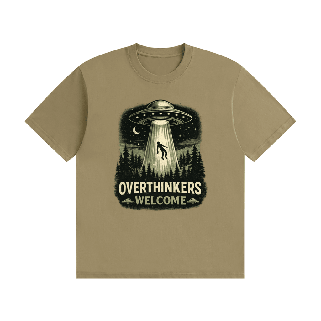 Overthinkers Welcome Unisex Seamless Cotton T-Shirt - Shirt Habit