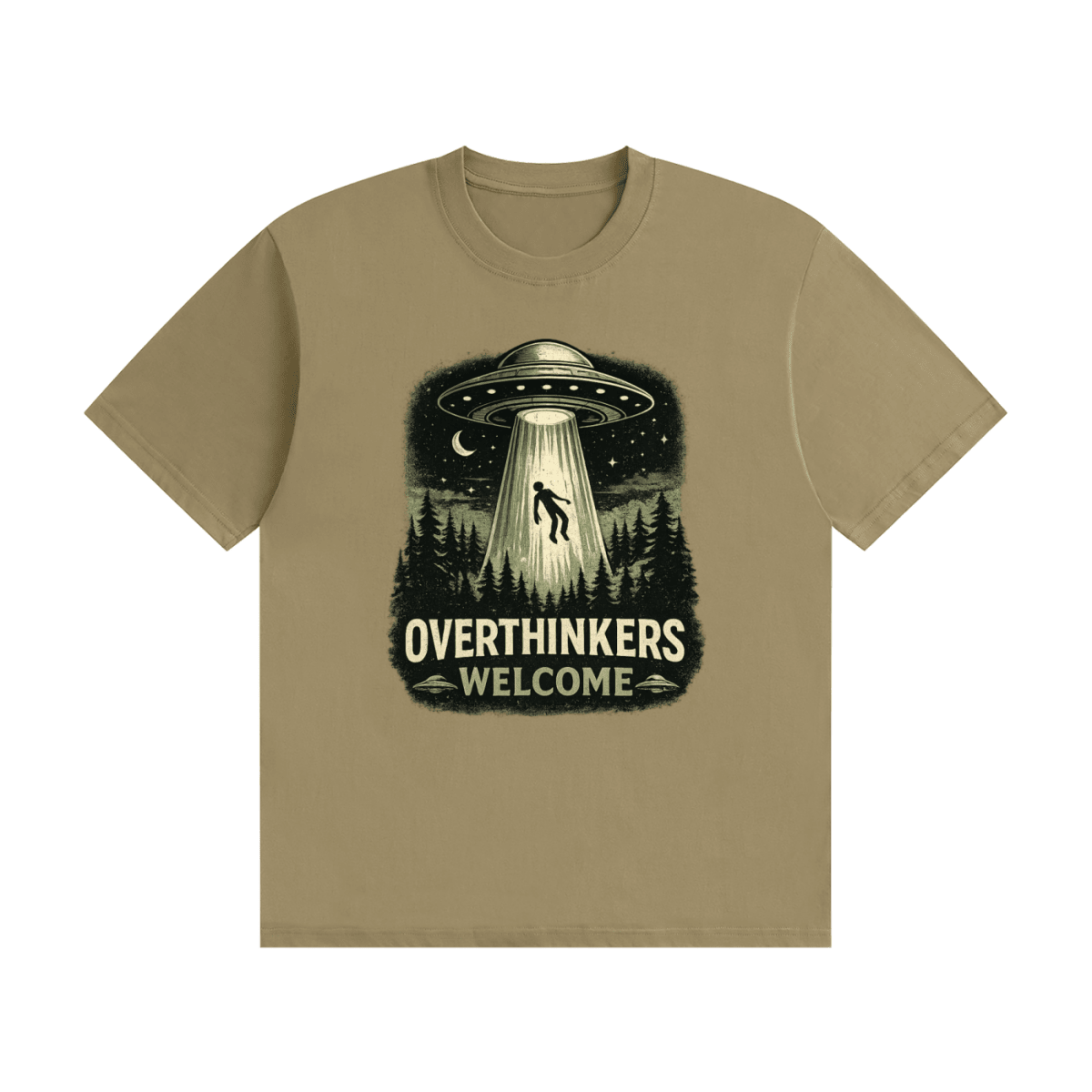 Overthinkers Welcome Unisex Seamless Cotton T-Shirt - Shirt Habit