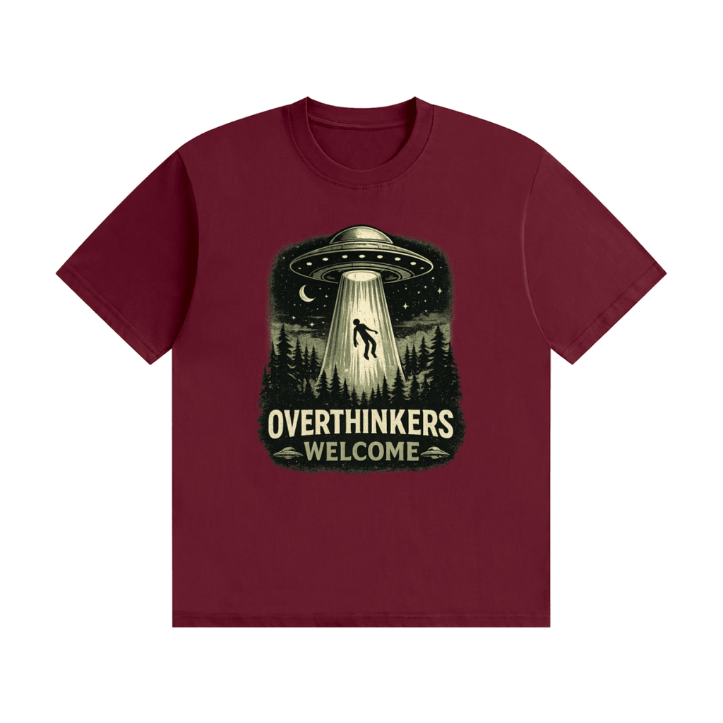 Overthinkers Welcome Unisex Seamless Cotton T-Shirt - Shirt Habit