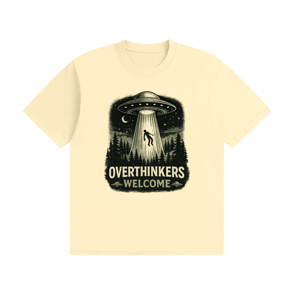 Overthinkers Welcome Unisex Seamless Cotton T-Shirt - Shirt Habit