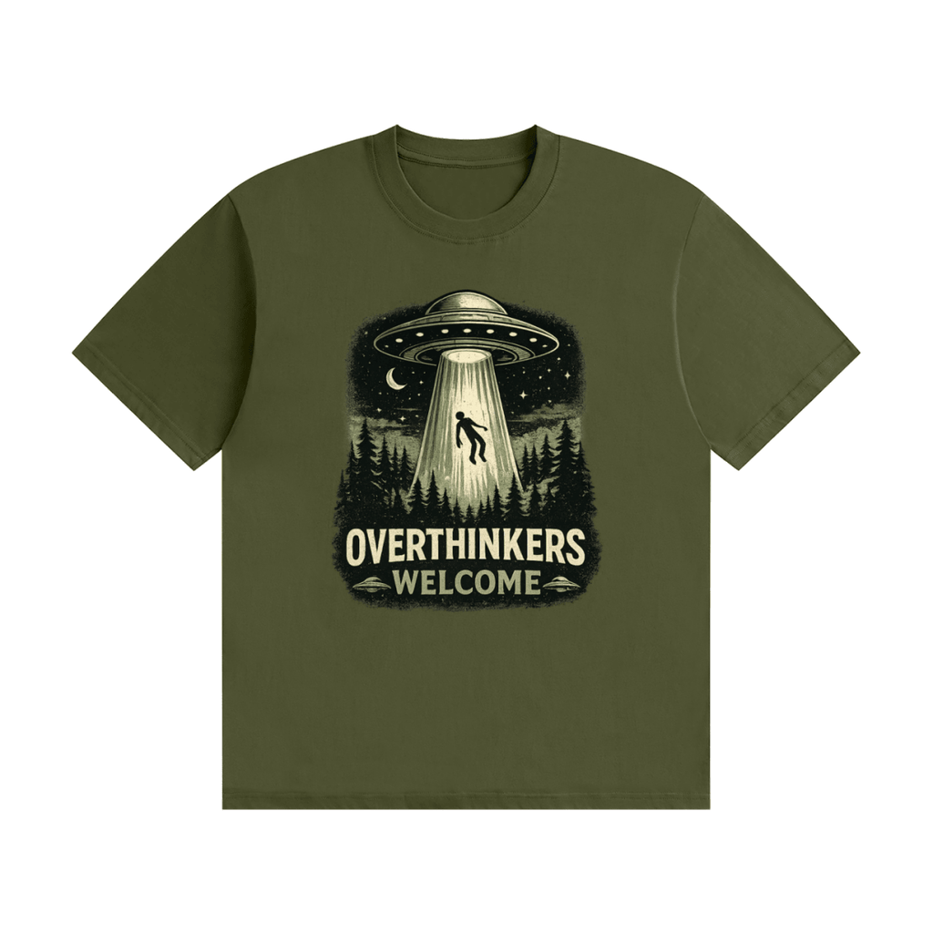 Overthinkers Welcome Unisex Seamless Cotton T-Shirt - Shirt Habit