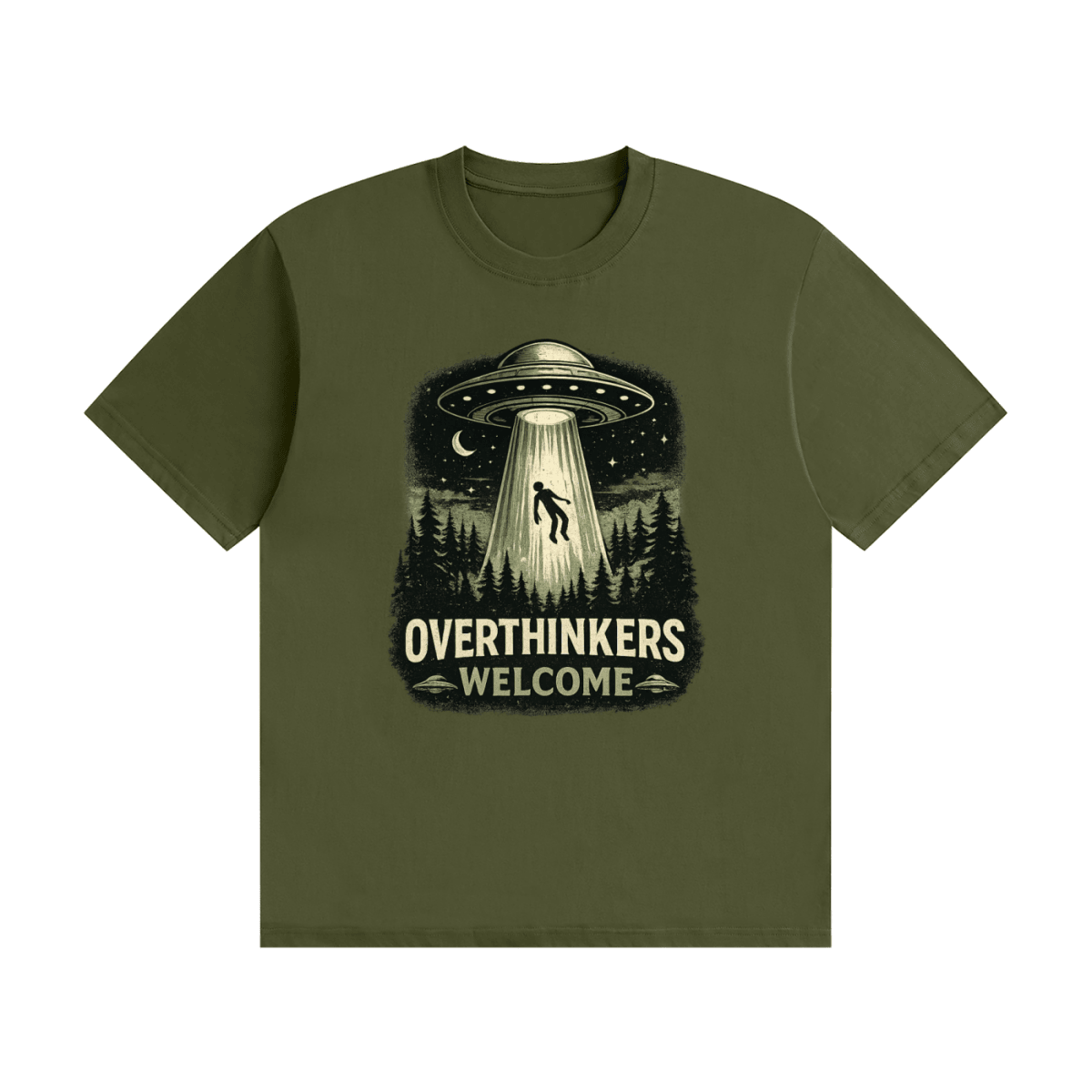 Overthinkers Welcome Unisex Seamless Cotton T-Shirt - Shirt Habit