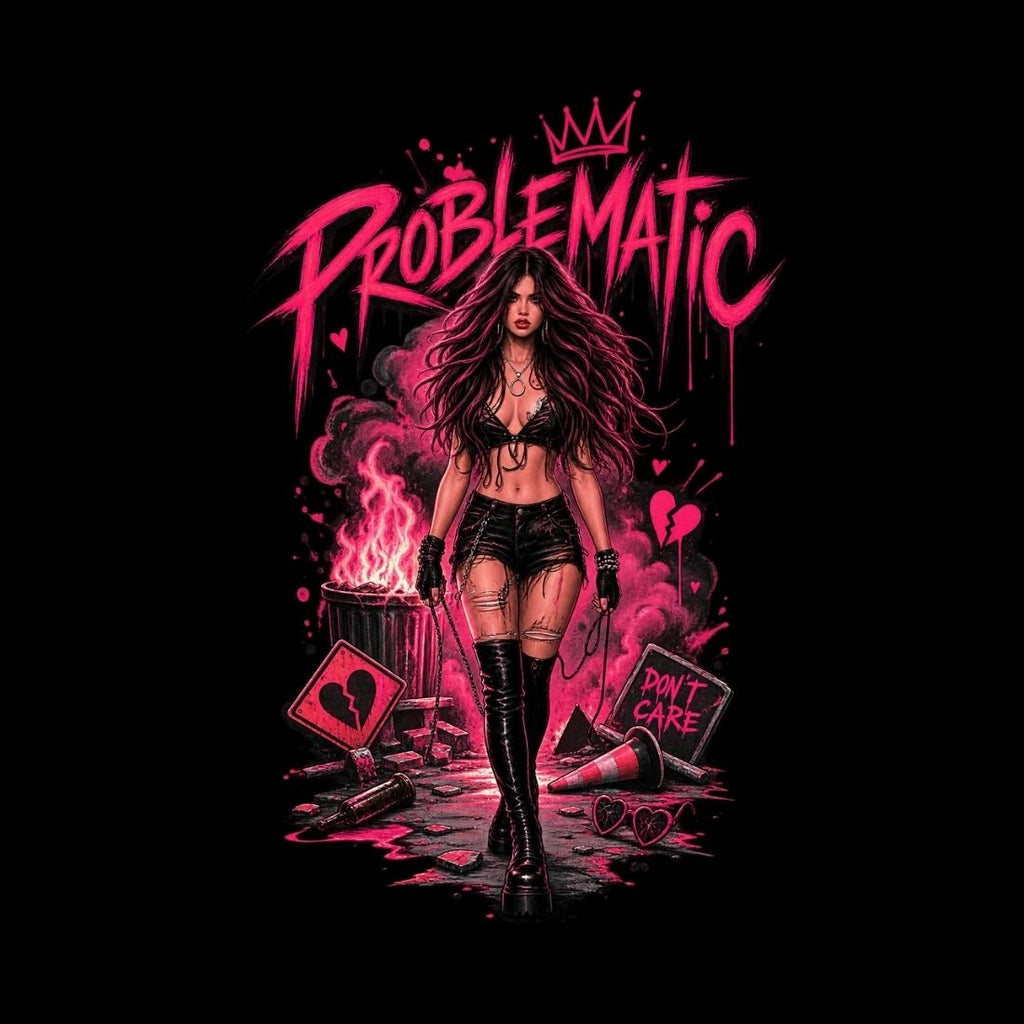 Problematic Baddie Energy Essential Cotton T-Shirt - Shirt Habit