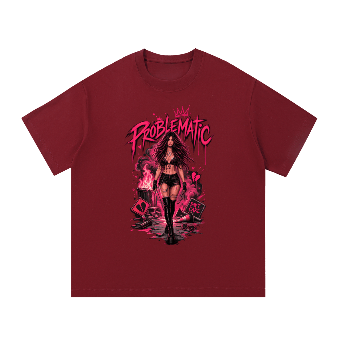 Problematic Baddie Energy Essential Cotton T-Shirt - Shirt Habit