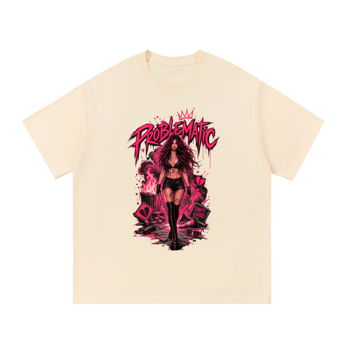 Problematic Baddie Energy Essential Cotton T-Shirt - Shirt Habit