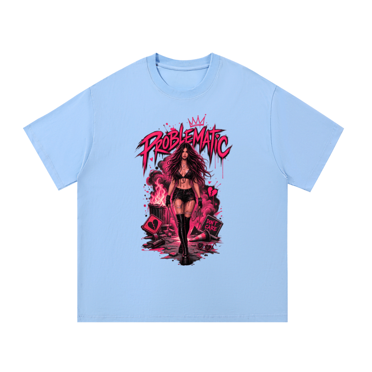 Problematic Baddie Energy Essential Cotton T-Shirt - Shirt Habit