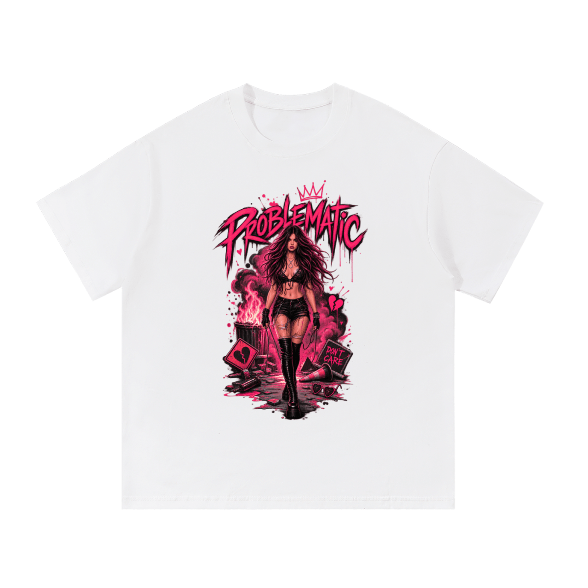 Problematic Baddie Energy Essential Cotton T-Shirt - Shirt Habit