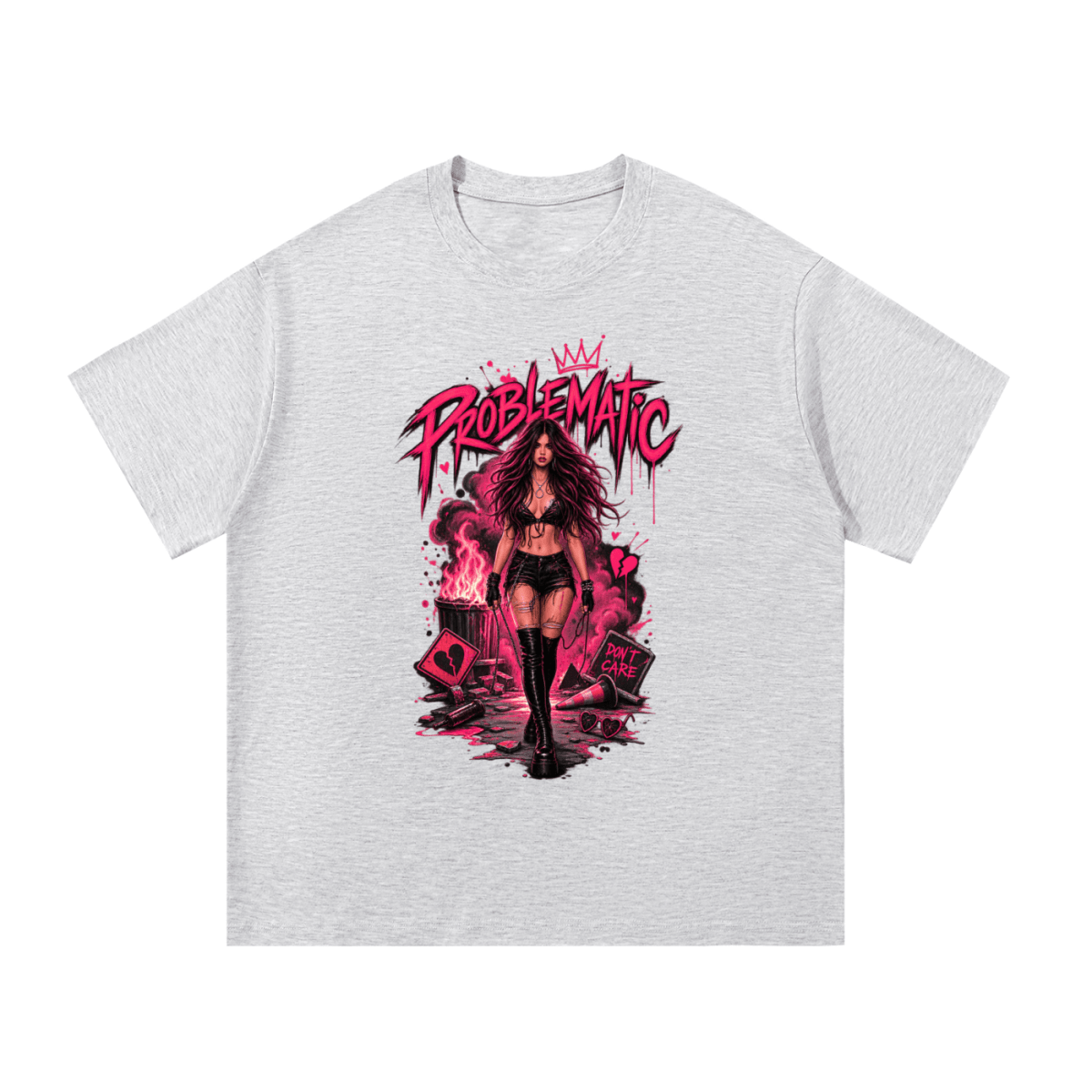 Problematic Baddie Energy Essential Cotton T-Shirt - Shirt Habit