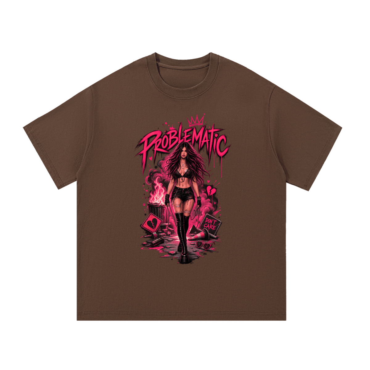 Problematic Baddie Energy Essential Cotton T-Shirt - Shirt Habit