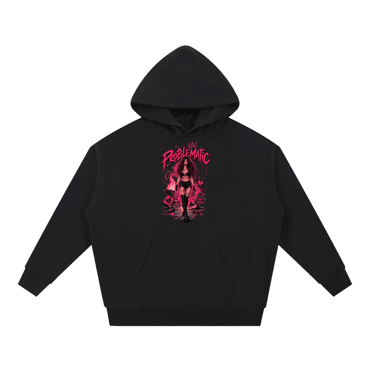 Problematic Baddie Energy Essential Heavyweight Hoodie - Shirt Habit