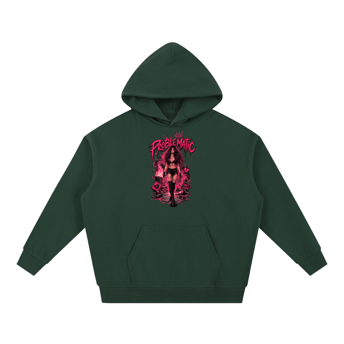 Problematic Baddie Energy Essential Heavyweight Hoodie - Shirt Habit