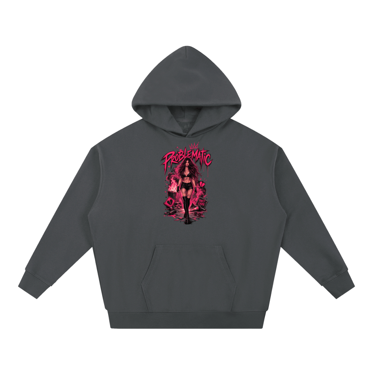 Problematic Baddie Energy Essential Heavyweight Hoodie - Shirt Habit