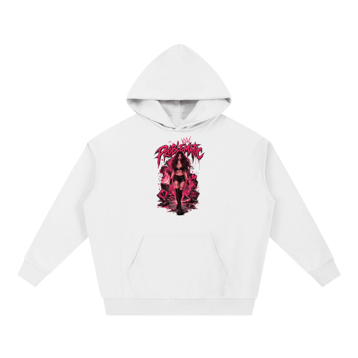 Problematic Baddie Energy Essential Heavyweight Hoodie - Shirt Habit