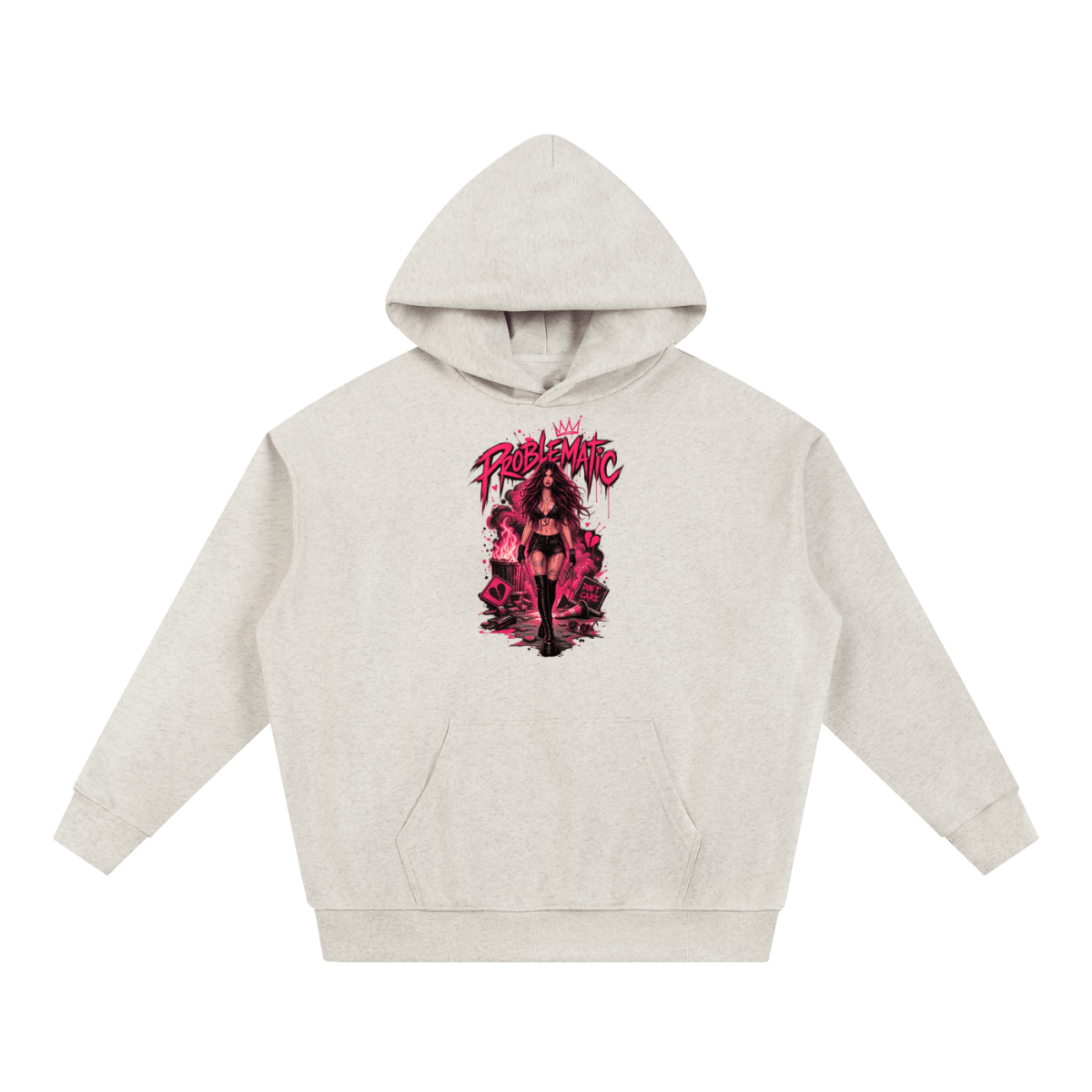 Problematic Baddie Energy Essential Heavyweight Hoodie - Shirt Habit