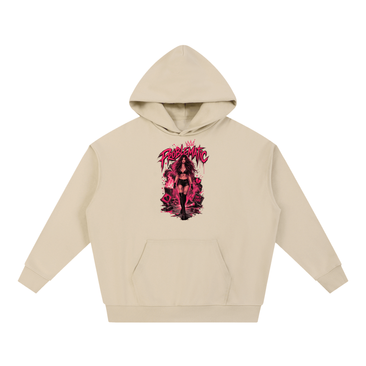 Problematic Baddie Energy Essential Heavyweight Hoodie - Shirt Habit