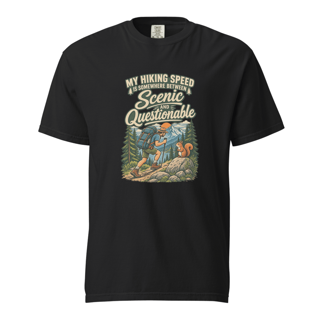 Scenic and Questionable Hiking T-Shirt - Shirt Habit
