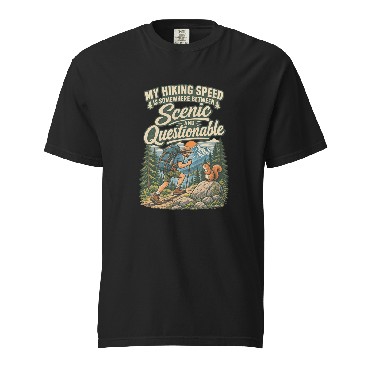 Scenic and Questionable Hiking T-Shirt - Shirt Habit