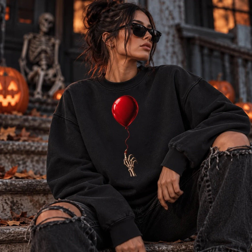 The Last Balloon Unisex Boxy Vintage Washed Sweatshirt - Shirt Habit