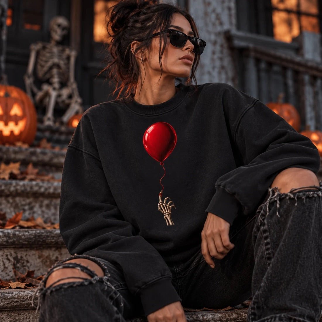 The Last Balloon Unisex Boxy Vintage Washed Sweatshirt - Shirt Habit