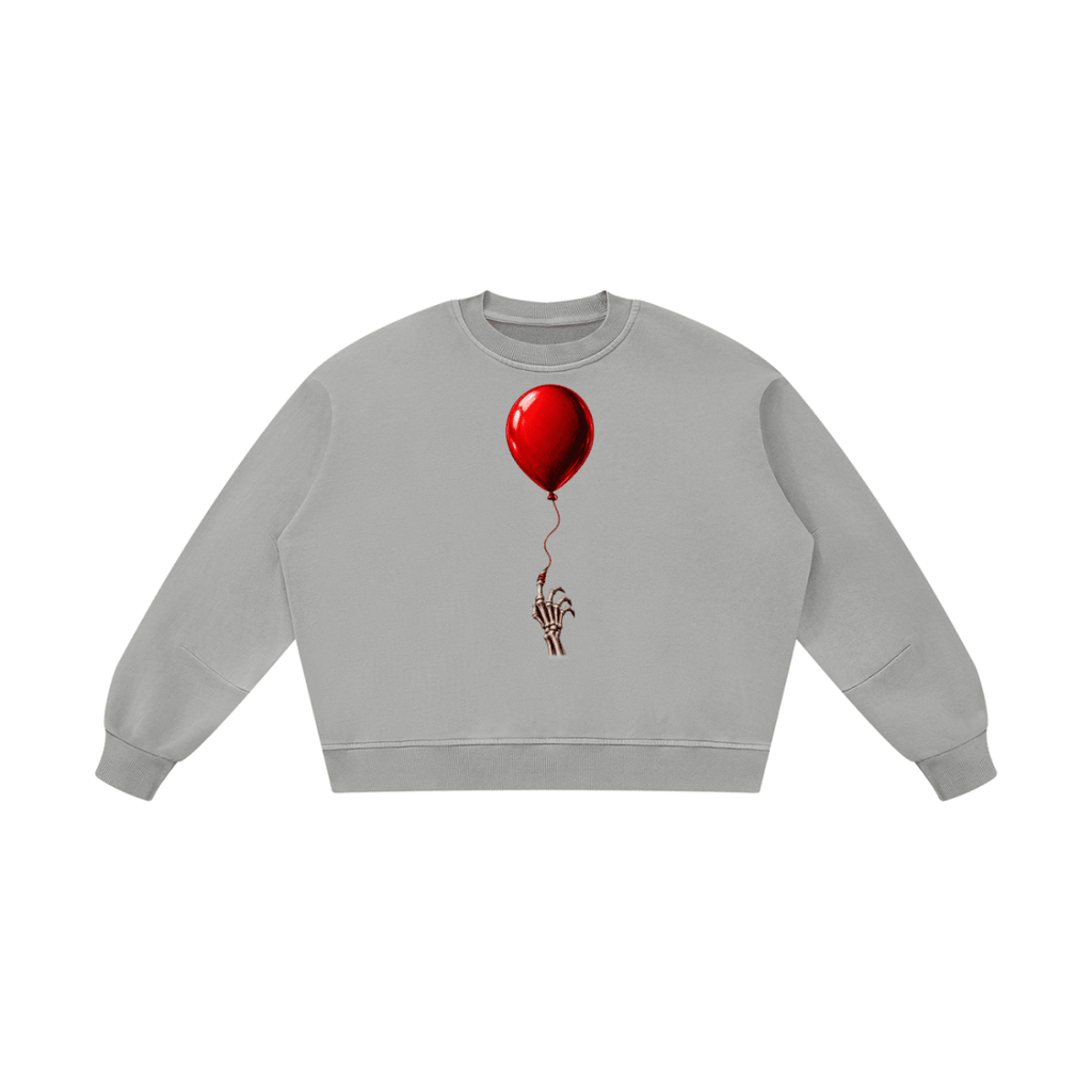 The Last Balloon Unisex Boxy Vintage Washed Sweatshirt - Shirt Habit