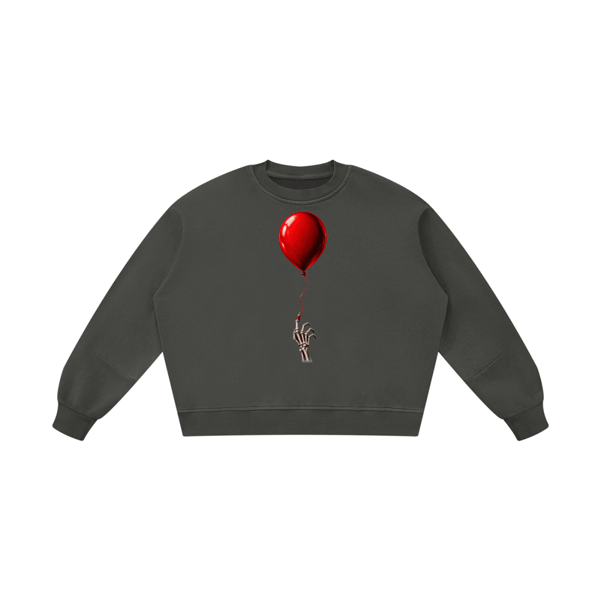 The Last Balloon Unisex Boxy Vintage Washed Sweatshirt - Shirt Habit
