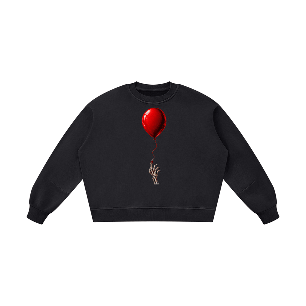 The Last Balloon Unisex Boxy Vintage Washed Sweatshirt - Shirt Habit