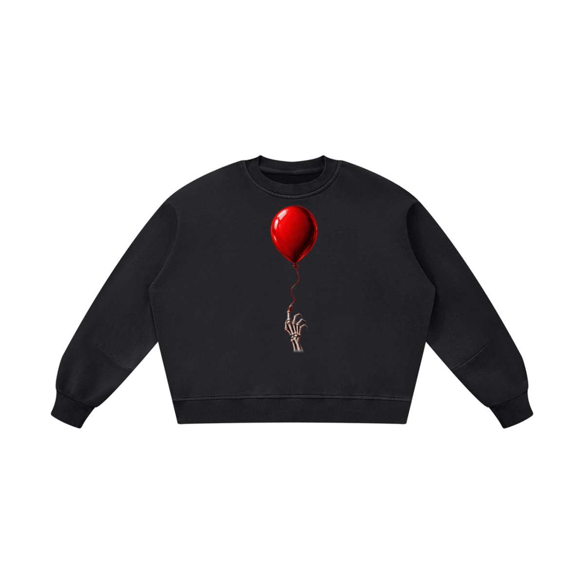 The Last Balloon Unisex Boxy Vintage Washed Sweatshirt - Shirt Habit