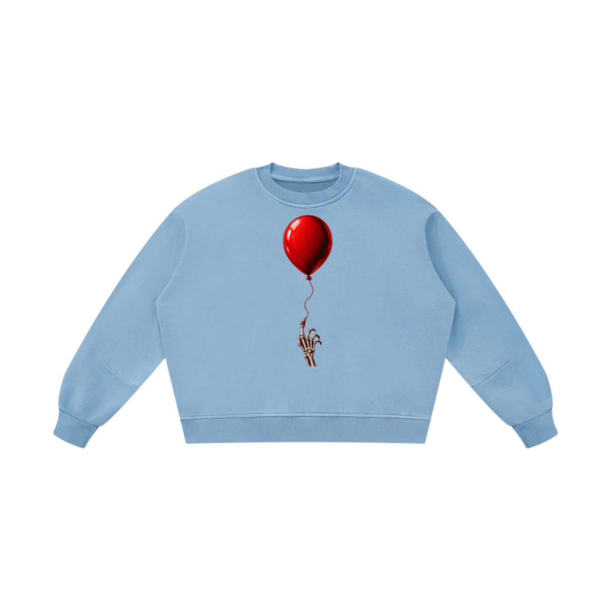 The Last Balloon Unisex Boxy Vintage Washed Sweatshirt - Shirt Habit