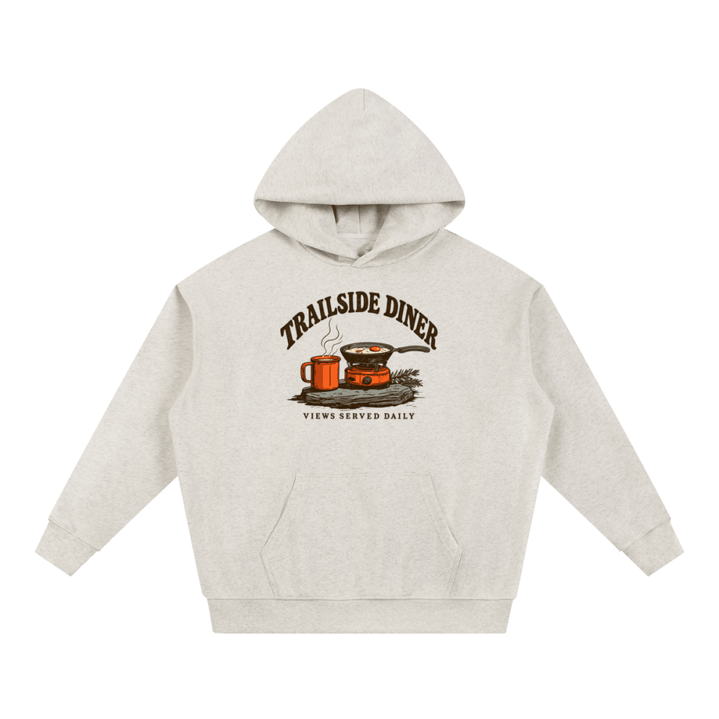 Trailside Diner. Views served daily Essential Heavyweight Hoodie - Shirt Habit