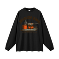 Trailside Diner. Views served daily Oversized Long Sleeve T-Shirt - Shirt Habit